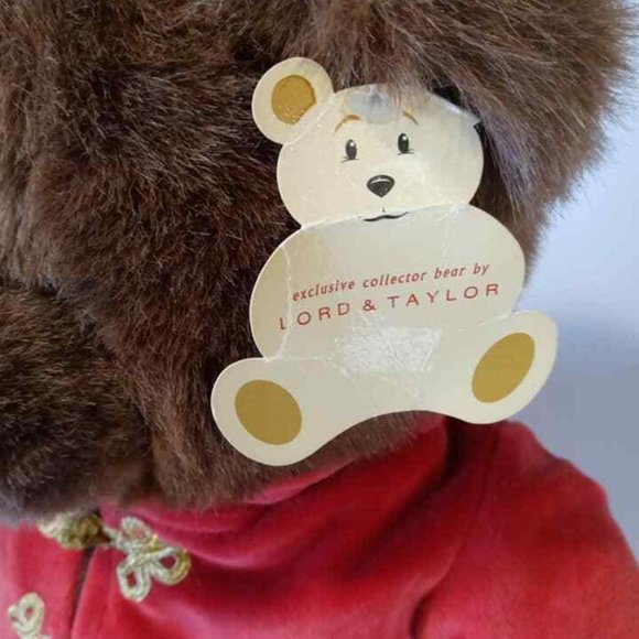 Lord & Taylor GUND 2000 VINTAGE 20" Plush Teddy Bear - FAST SHIPPING - Picture 4 of 4